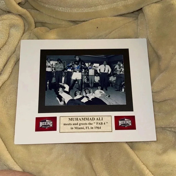 Beatles Muhammad Ali autographed photo - Picture 1 of 1